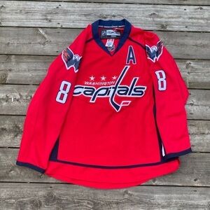 Vintage Reebok Alexander Ovechkin Washington Capitals Jersey Size 48